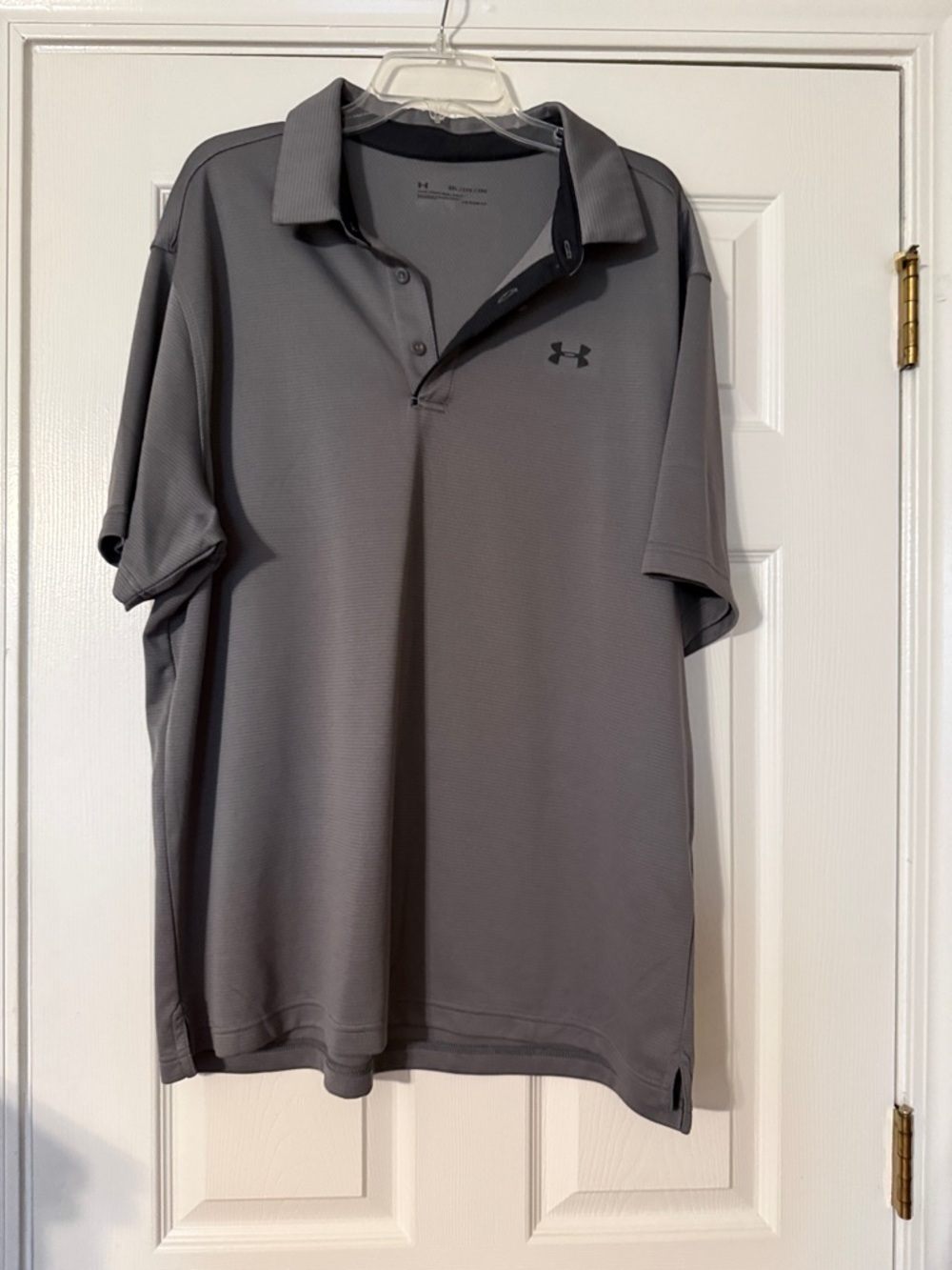 Under Armour Men's Charcoal Gray Polo Shirt 2XL